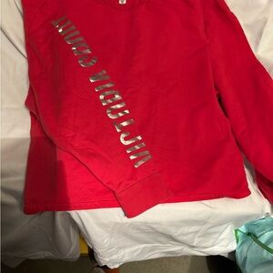 Vibrant Red Crew Neck Sweater